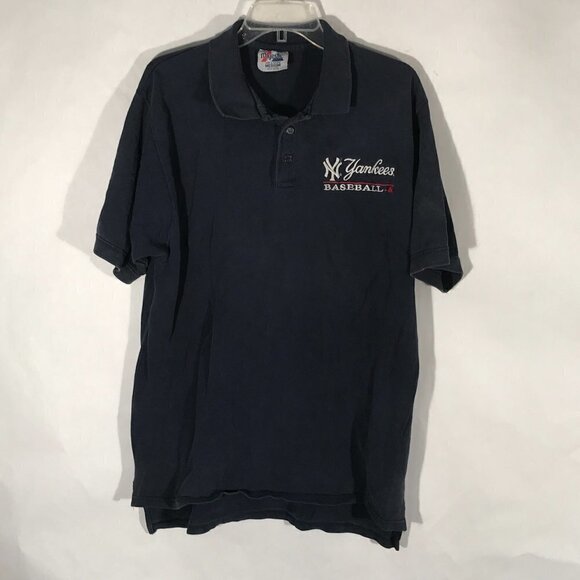 MLB Majestic New York Yankees Baseball Polo Shirt - Picture 4 of 9